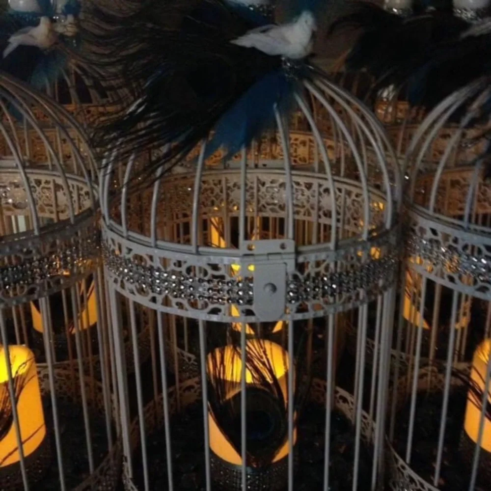 Bird Cage Wedding Centerpiece Hanging Lantern